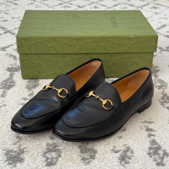 Gucci Jordaan Leather Loafer - Picture 1 of 7
